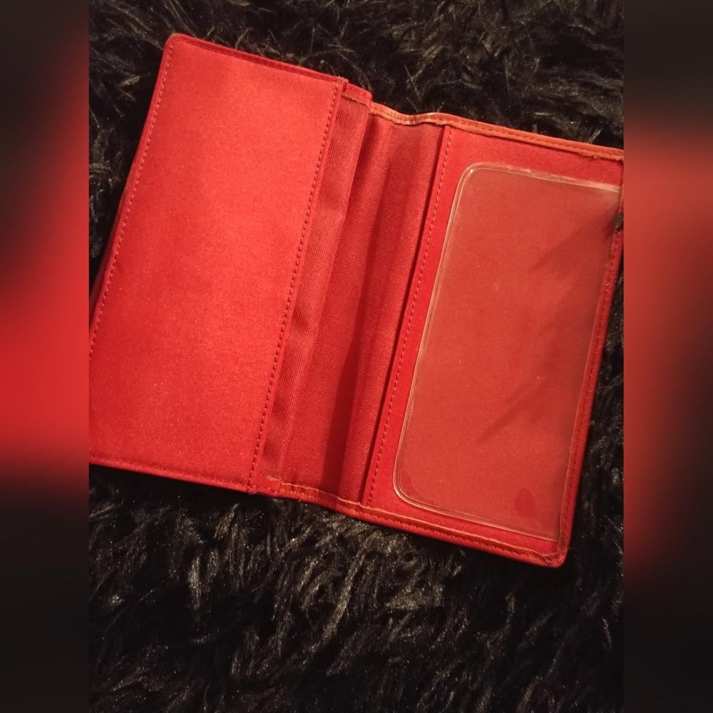 Fossil Leather Red Wallet - image 3
